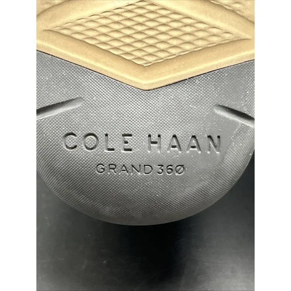 Cole Haan Men's 11.5M Grand 360 Atlantic Gray Mesh Lace-Up Sneaker Brown Suede